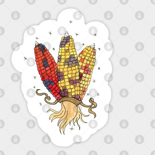 Corn Sticker by Polkadotdreamer